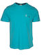 T-shirt Πετρολ