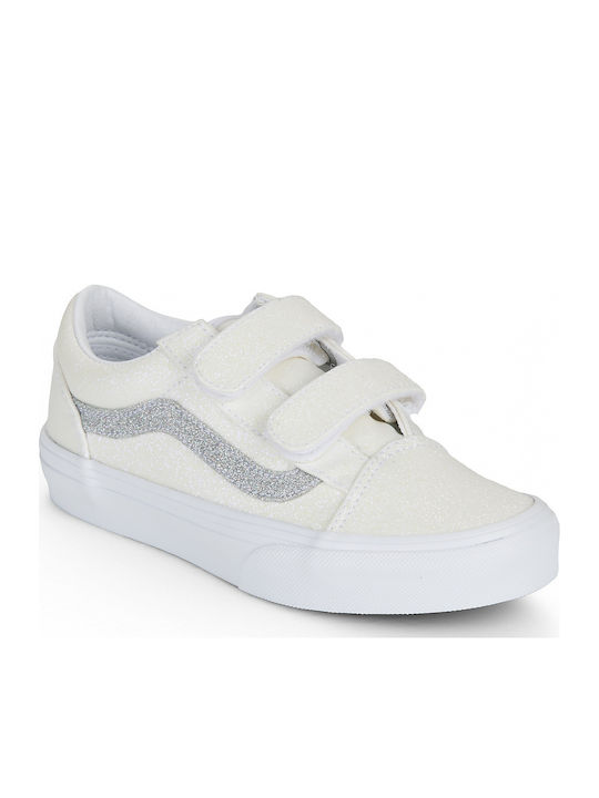 Vans Old Skool V Παιδικά Sneakers Λευκά