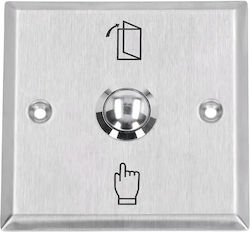 Mentor Acs032 Access Control Exit Button No Com 12v Recessed Steel