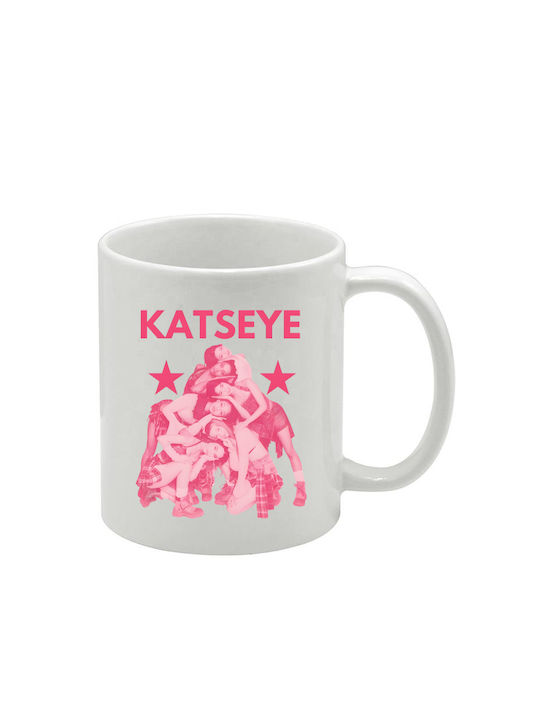 White Katseye Mug