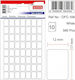 Etichete Adezive Mici 12 X 17 Mm 560 Buc Set Alb