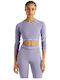 Γυναικεία Μπλούζα Μακρυμάνικη Grey Violet