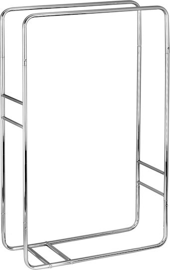 AWD Interior Двойна Стенна Rail За Банята С Винтове 48.5x15.5см Inox Сребрист