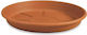 Viosarp Plastic Brown Pot Plate 12.5x12.5cm