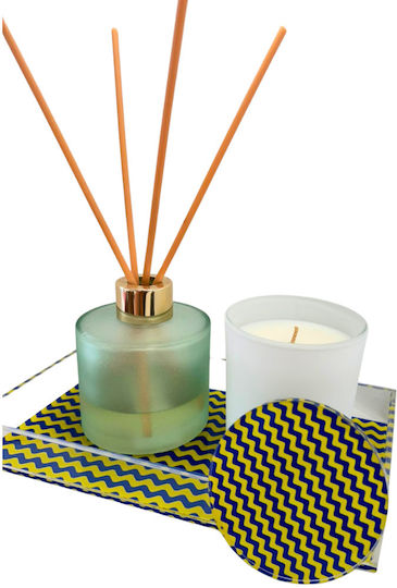 Plexilab Tavă Decorativă din Sticlă, Rotundă 23x13x3cm