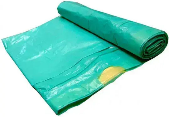 Zakoma Sacuri de Gunoi Parfumate cu Șnur 80x54cm 10 Buc Galbene