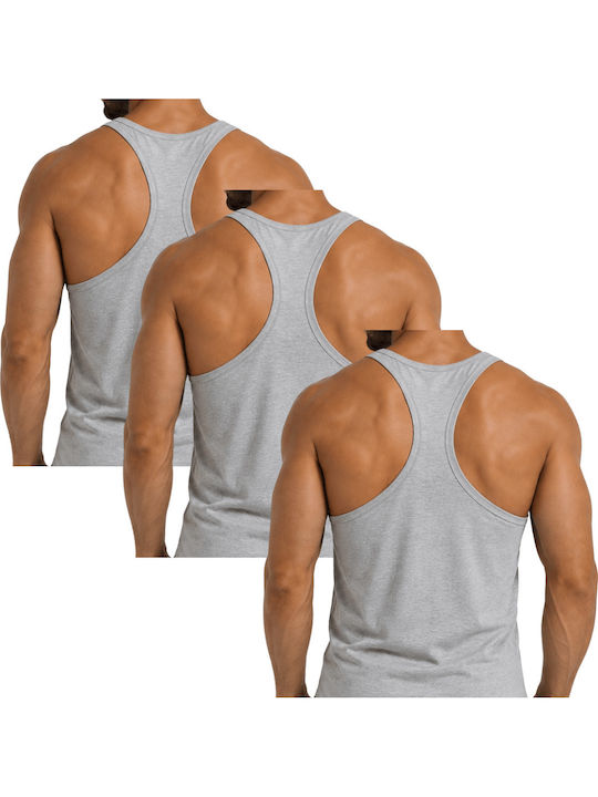 Namaldi Мъжки тениски Сиви 3Pack