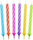 Spiral Pattern Birthday Candles 24/12 1 Pack