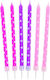 Birthday Candles 24/24 Pink Dots 1 Pack