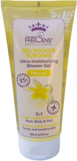 Freesens Gel de duș hidratant cu aromă de fructe tropicale 200ml