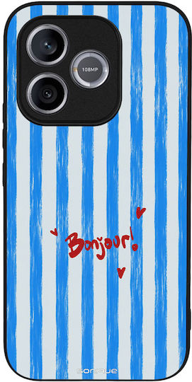 Husă Sonique Stripe Stories Series Honor 600 Lite 5g Bonjour Albastru