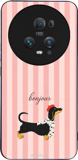 Sonique Stripe Stories Series Handyhülle Für Honor Magic5 Pro 5G Bonjour Puppy