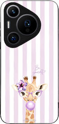 Husă Sonique Stripe Stories Series Huawei Pura 70 Pro Lila Girafa Bomboană Gumă