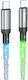 Hoco U112 LED USB-C to Lightning Cable Πολύχρωμο HC-U112TLED