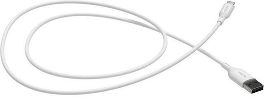 Mophie USB-A към Lightning кабел Бял 1m