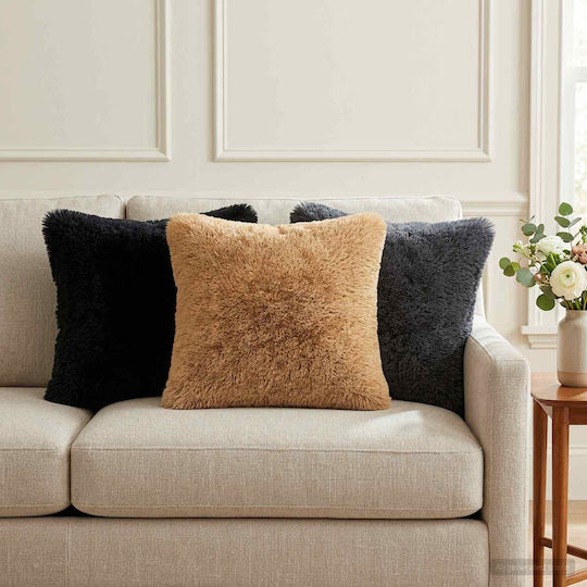 vidaXL Възглавница За Диван Heerlen Taupe 45x45см