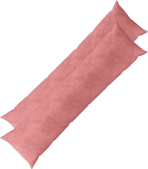 vidaXL Perna De Canapea Heerlen Din Catifea Roz 40x145cm
