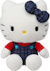 Plush Hello Kitty Color Changing Collection Sitting 35cm Jk Blue Check