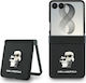 Karl Lagerfeld Buchen Sie Kunststoff / Silikon Handyhülle Schwarz für iPhone 17 Pro Galaxy Z Flip