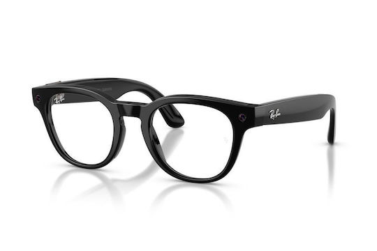 Ray-Ban Meta Scriber Optics Lucios Gen 2 Rw7002 2000 49 Ochelari Inteligenți Universal Fit Wi-fi 6 Bluetooth Cameră Înregistrare Video Asistent Vocal 32gb Flash Integrat Meta Ai Lentile Demo Negre