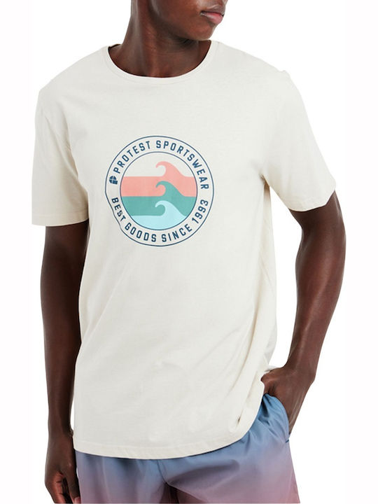 Protest Тениска Offwhite