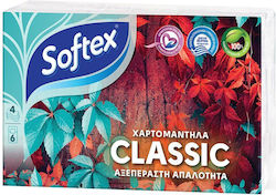 Softex Класически 6 Пакета Кърпички Джобен