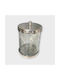 General Use Glass Transparent Vase with Lid & Stand 11x18cm