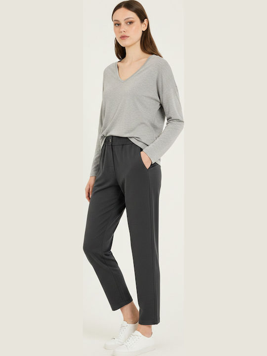 Philosophy Wear Women's Grey Ribbed Trousers