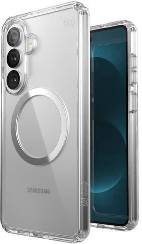 Speck Presidio Perfect-clear Magnet Samsung Galaxy S26+ Magsafe Case Clear Clear Silver 151061-3240