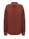 Long Sleeve Women's Shirt Brown