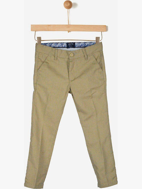 Kids Linen Beige Trouser