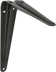 Amig Heavy-Duty Metal Shelf Bracket in Black Color 175x150mm 6037 Amig Heavy-Duty Metal Shelf Bracket in Black Color 175x150mm 6037