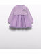 Rochie de copii tricotată lila