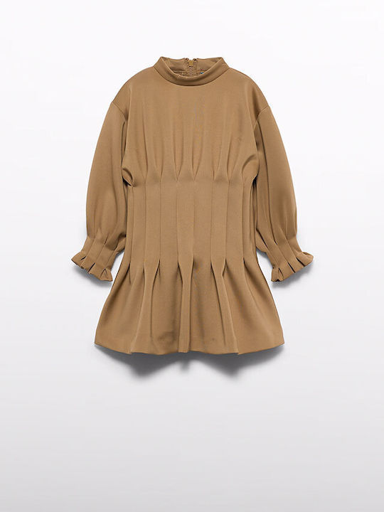 Rochie pentru fete Camel
