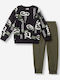 Kids Tracksuits Black 2 Pieces