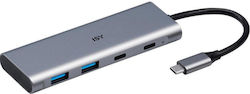 ISY IHU-5200 USB Hub 4 Θυρών (USB-C) ISY IHU-5200 USB Hub 4 Θυρών (USB-C)