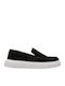 Suede Men's Loafers in Gray Colour