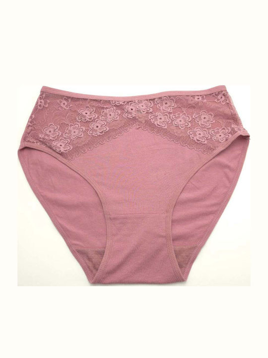 Hana Slip pentru femei cu dantelă măr putred