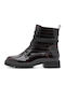 Women's Red Combat Boots