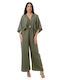 Damen Jumpsuit Khaki