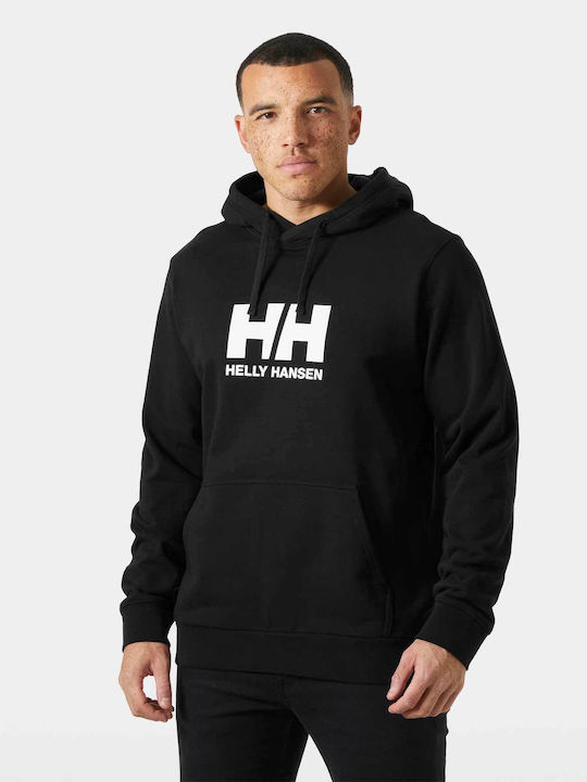 Helly Hansen Φούτερ με Κουκούλα Black