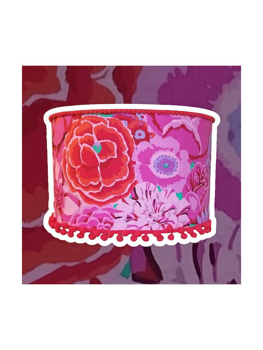 Висящо Осветително Тяло Червено с Цокъл E27 35x20см