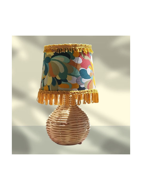Table Lamp for E27 Fitting with Green Shade and Base