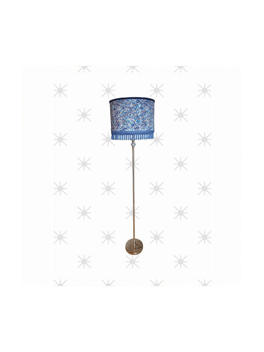 Lampadă De Podea Navy Cu Bază De Bec Pentru Bec E27 Albastră