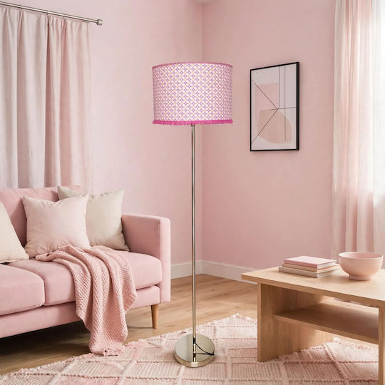 Trigon Stehlampe Mit E27 Lampenbirnensockel Rosa