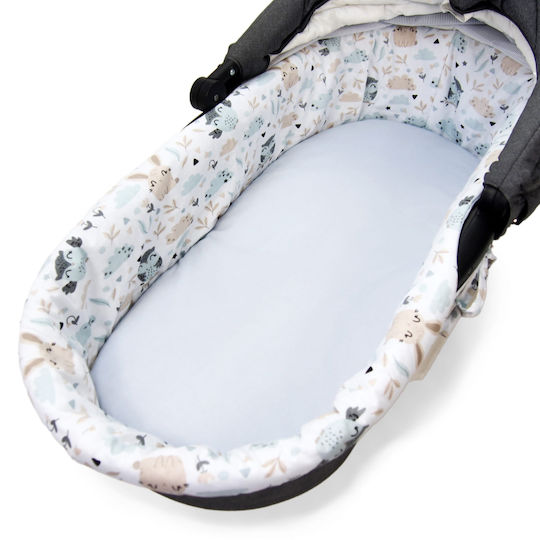 Kerstin Антиперспирантен Матрак За Количка 38x80см. Син