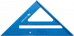 180mm Carpenter's Square Aluminum Body Metric Imperial Markings