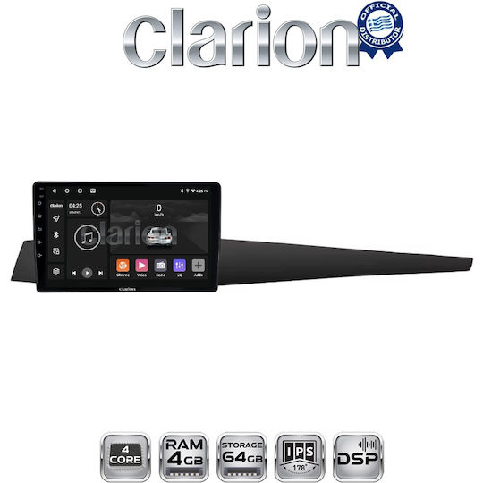 Clarion Clarion Gl32348 Οθόνη Oem Multimedia Αυτοκινήτου Renault Laguna 3 2008 > 2015 Carplay Androidauto Bt Gps Wifi Gprs Electriclife