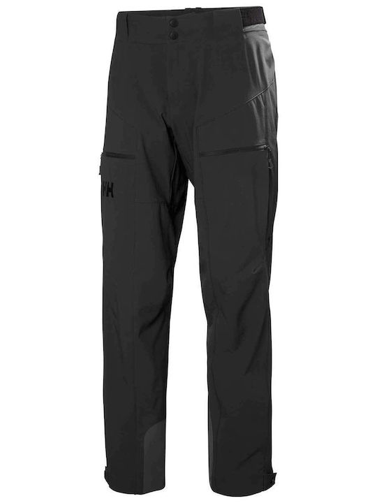 Helly Hansen Ανδρικό Μακρύ Παντελόνι Πεζοπορίας Μαύρο