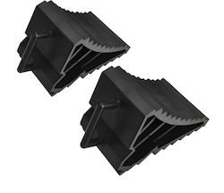 Radbolzen Auto Kunststoff Schwarz 15,5 X 9cm 2 Stück